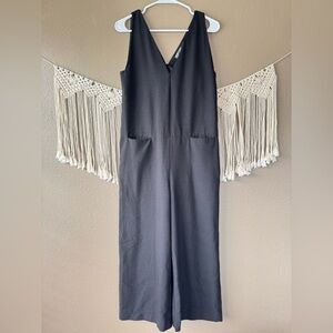 Bimba Y Lola Black Gingham Wide Leg Jumpsuit Playsuit S C